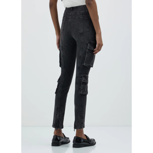 Jeans skinny cargo