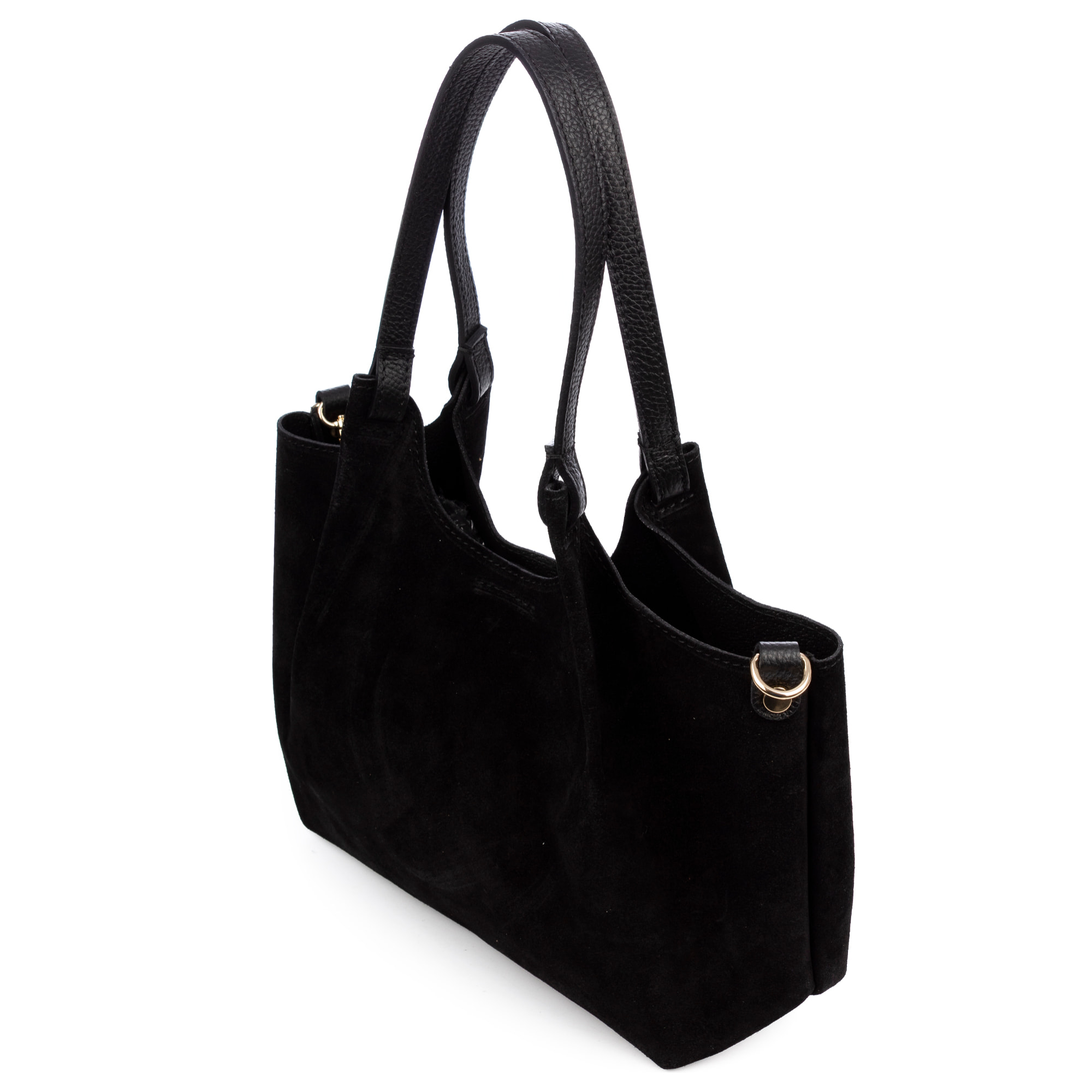 Baragiano borsa tote donna. Pelle autentica Camoscio.