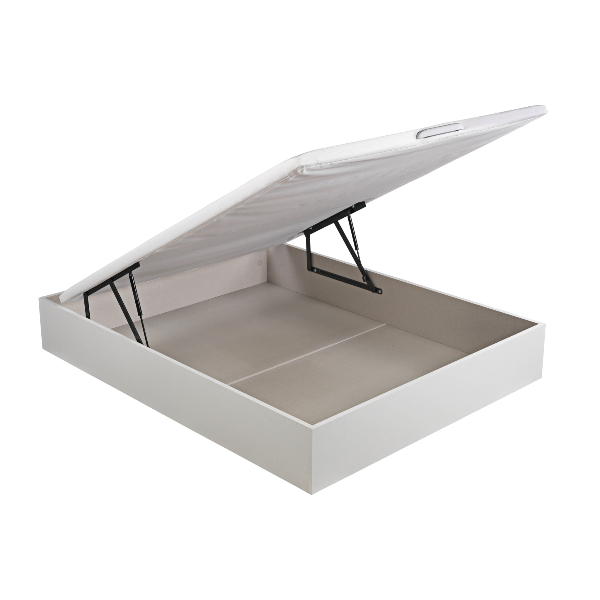 Colchón Viscoelástico y Canapé Abatible Gran Capacidad Blanco Montaje en domicilio incluido Pack Descanso CERAMIC · ROYAL SLEEP