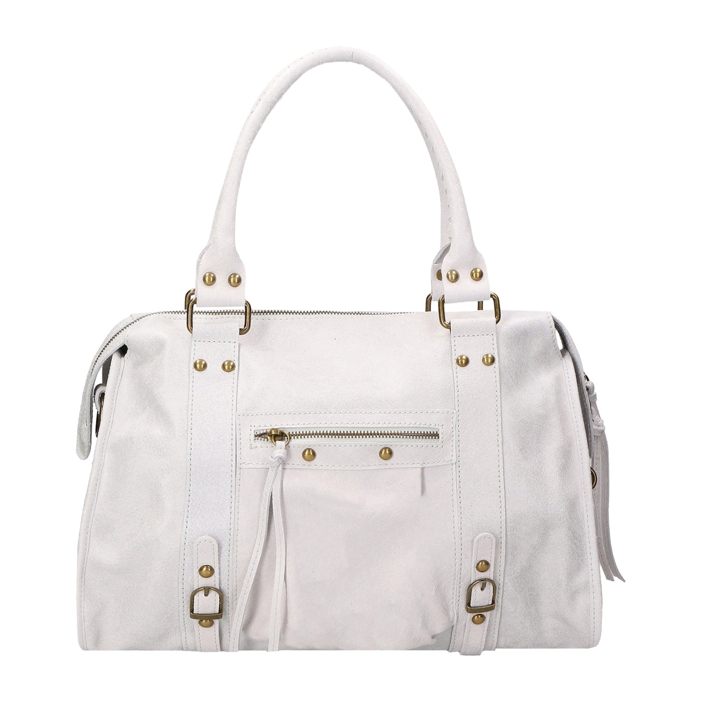 Borsa a spalla da donna - Modello Clara - Vera pelle - 41.0 x 28.0 x 13.0 cm