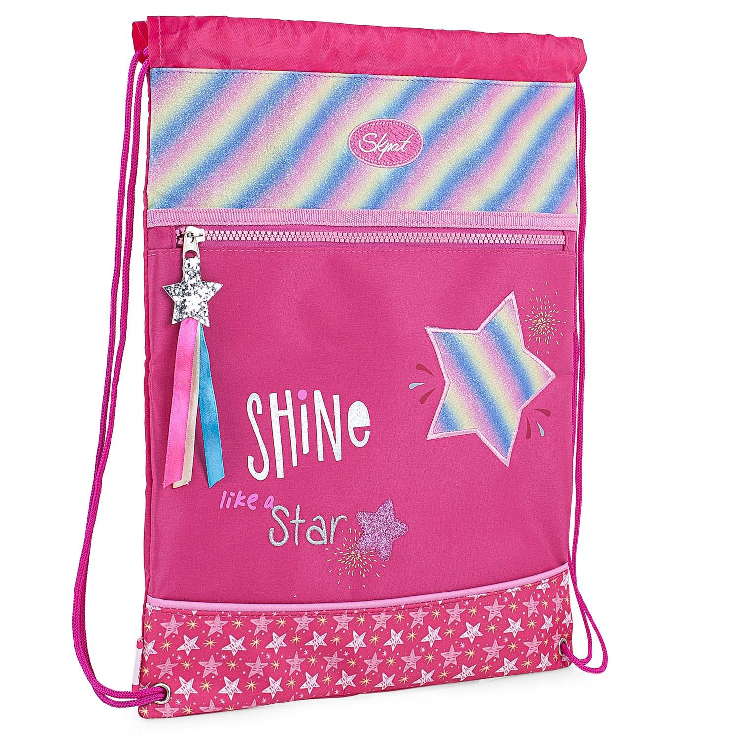 Mochila Skpat Shine Like A Star Fucsia