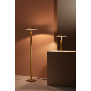 LEDS C4 Pie de salón H LED 27.7 Blanco cálido - 2700K ON-OFF Oro mate 1207lm