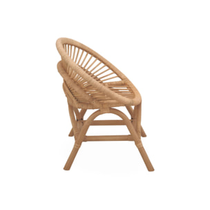 Chaise enfant en rotin Maeva