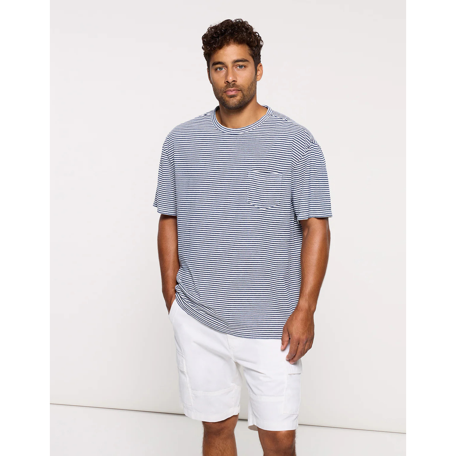 Camiseta Manga Corta Azul Marino - Efuete