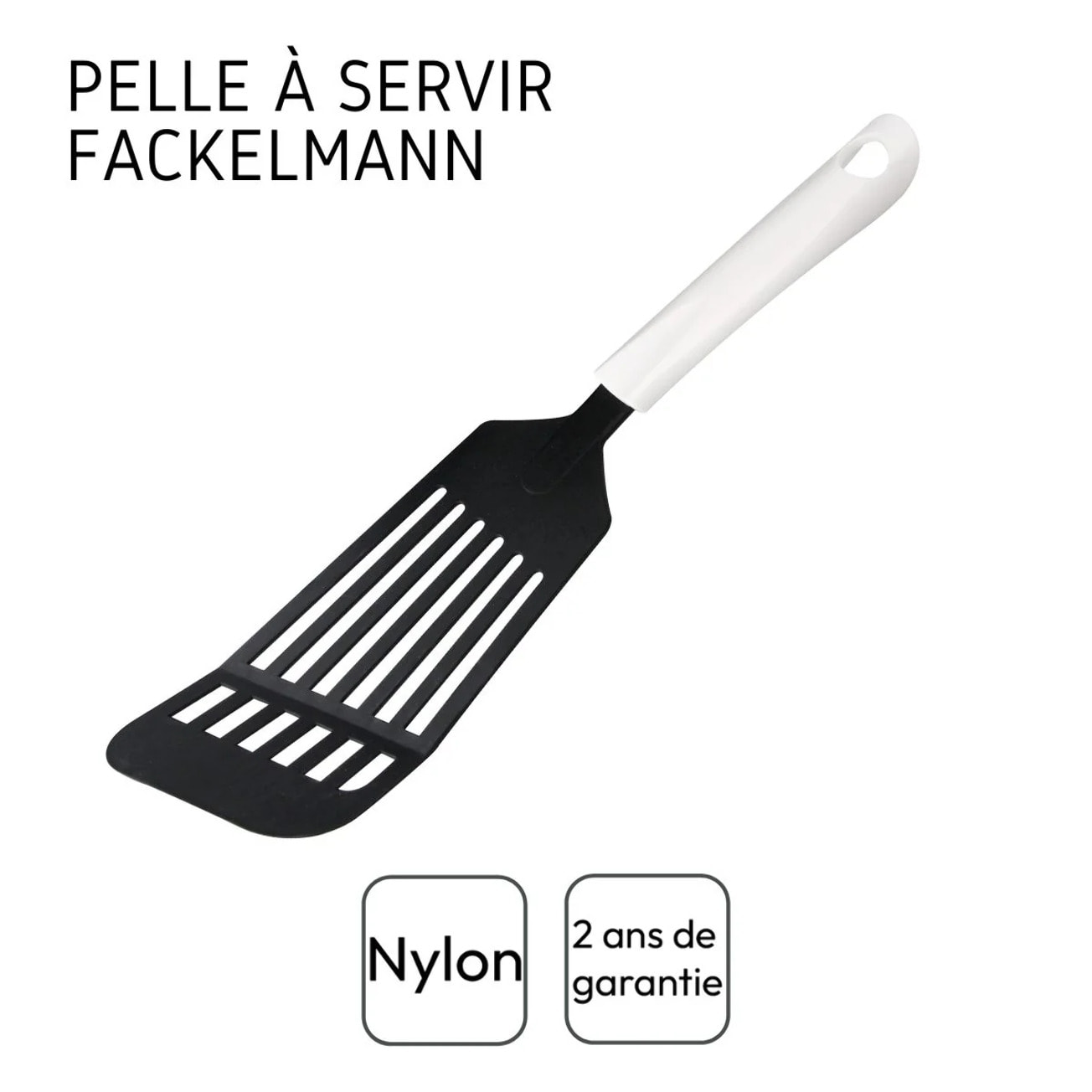 Ensemble de 2 Spatules de cuisine ajourée 32 cm Fackelmann Arcadalina