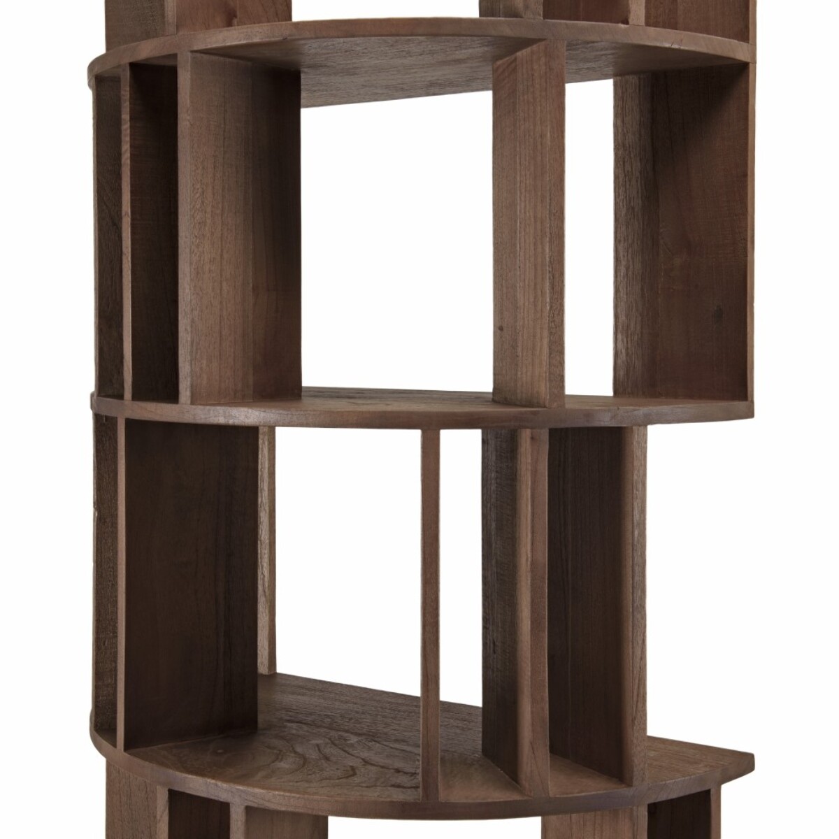 ROMY - Bibliothèque artistique en bois de mindi