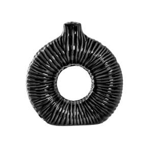 Lampada Da Tavolo Comodino Ricaricabile Accensione On/Off Modello Idra Nero