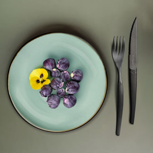 Jet Vintage Noir - Ménagère 32 pièces