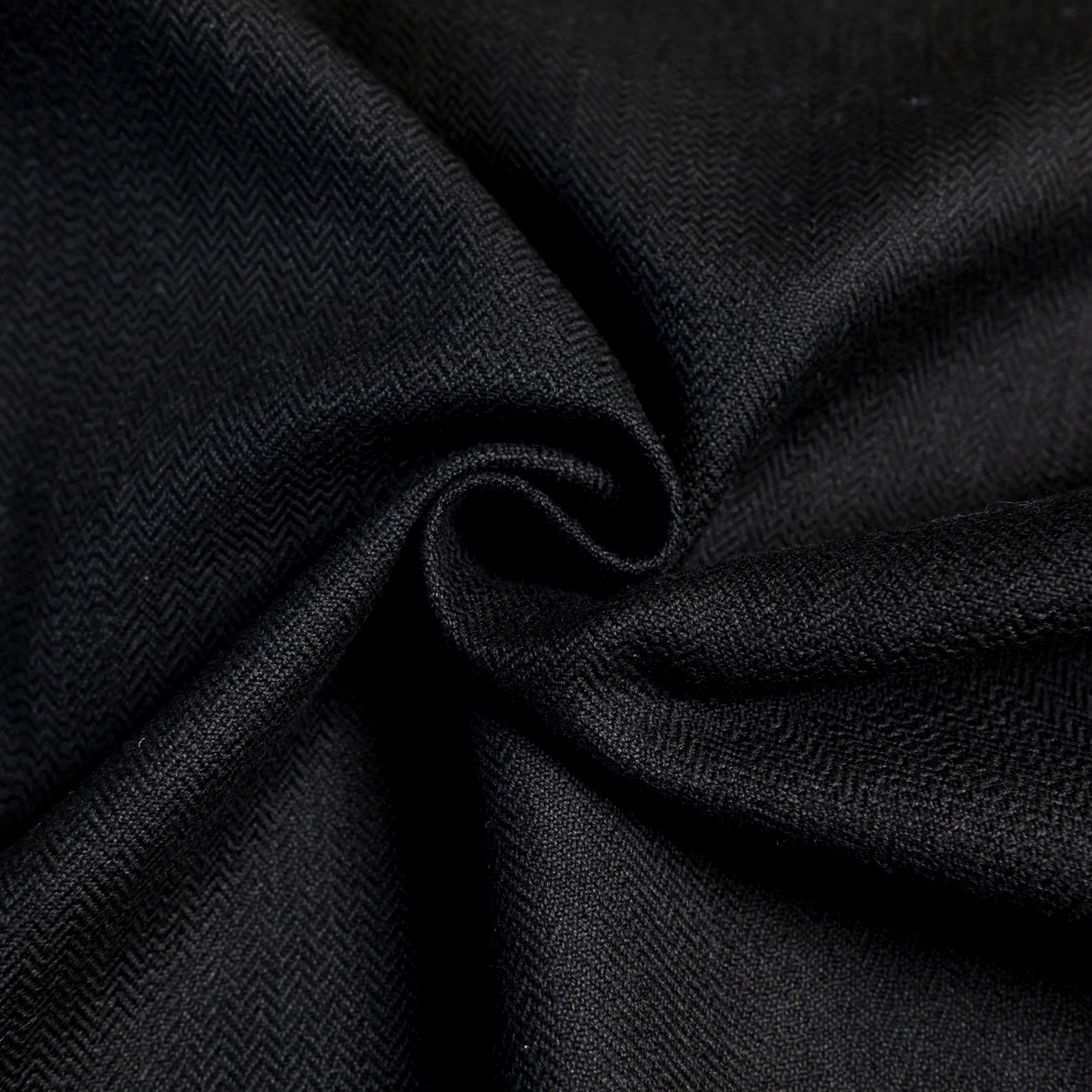 Torchon de cuisine unis en coton - Noir