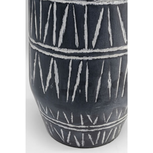 Vase Scribble noir et blanc 43cm Kare Design