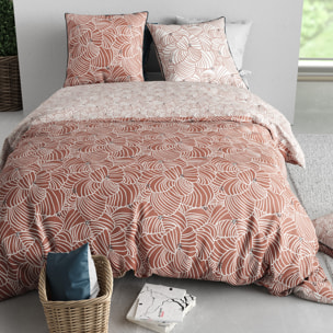 Parure housse de couette 3pcs 100% coton 57 fils mimosa