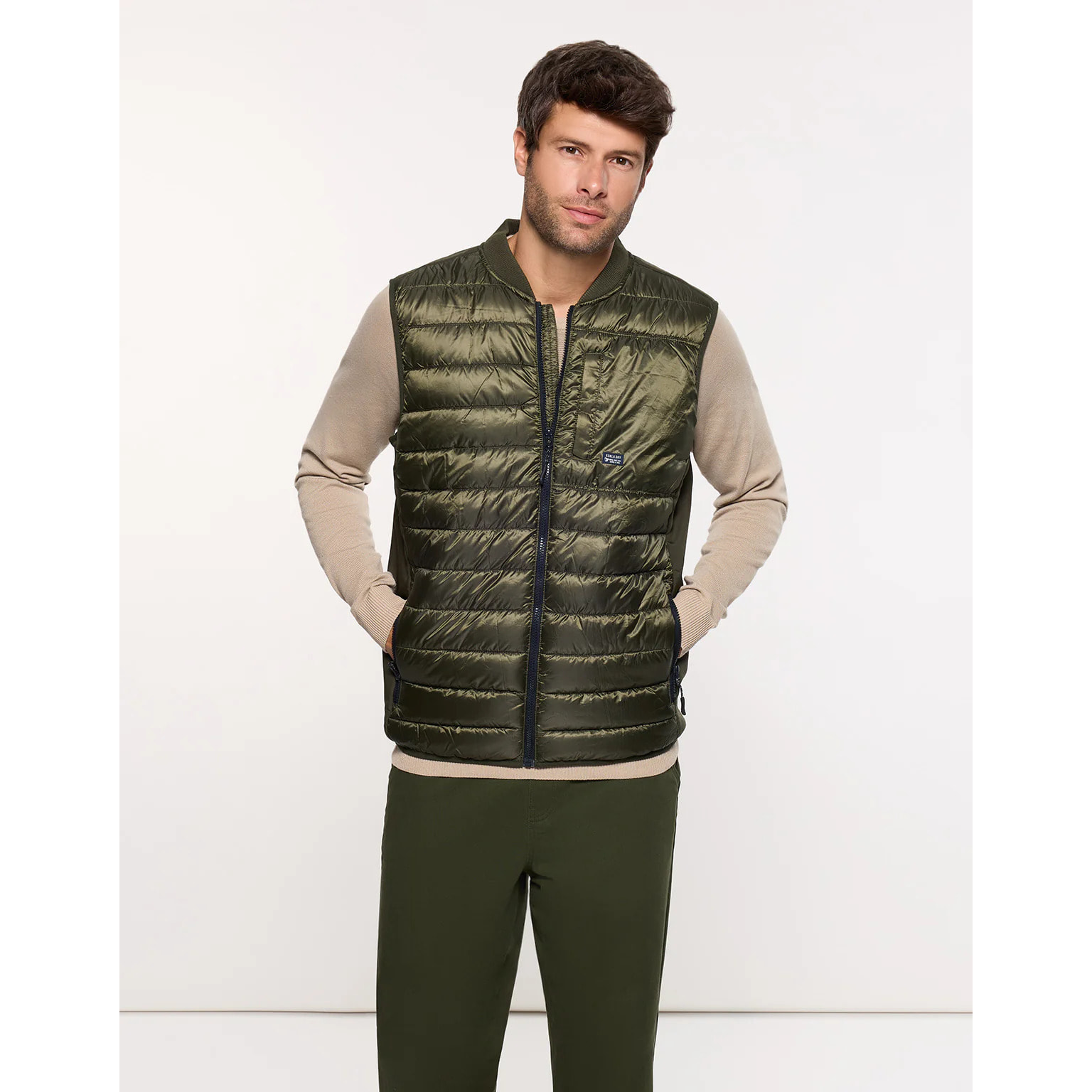 Chaleco Acolchado Verde - Dinao