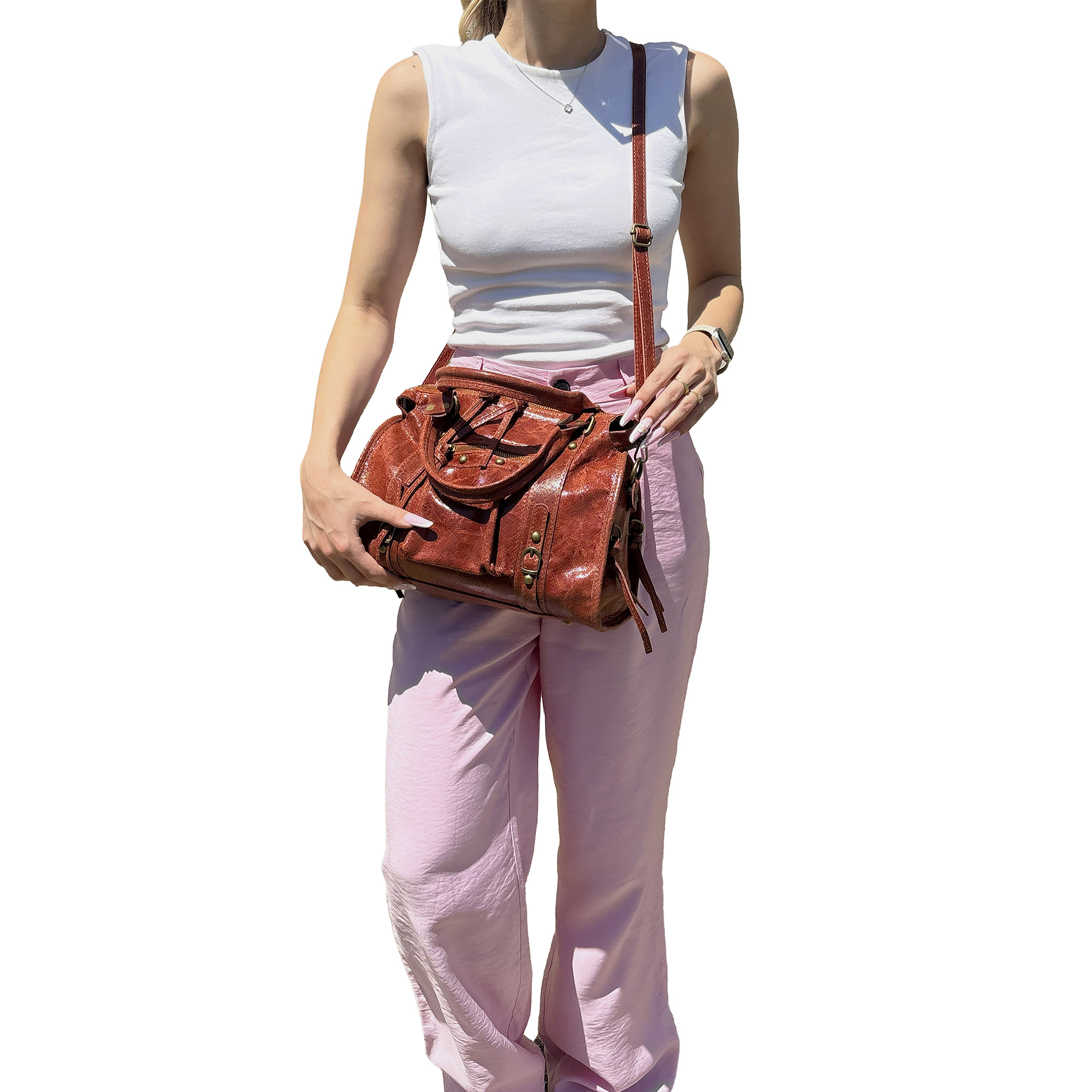 Borsetta Pochette da Donna in Pelle Dollaroe Made in Italy