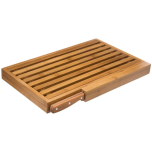 Planche à découper à pain 44x27cm bambou