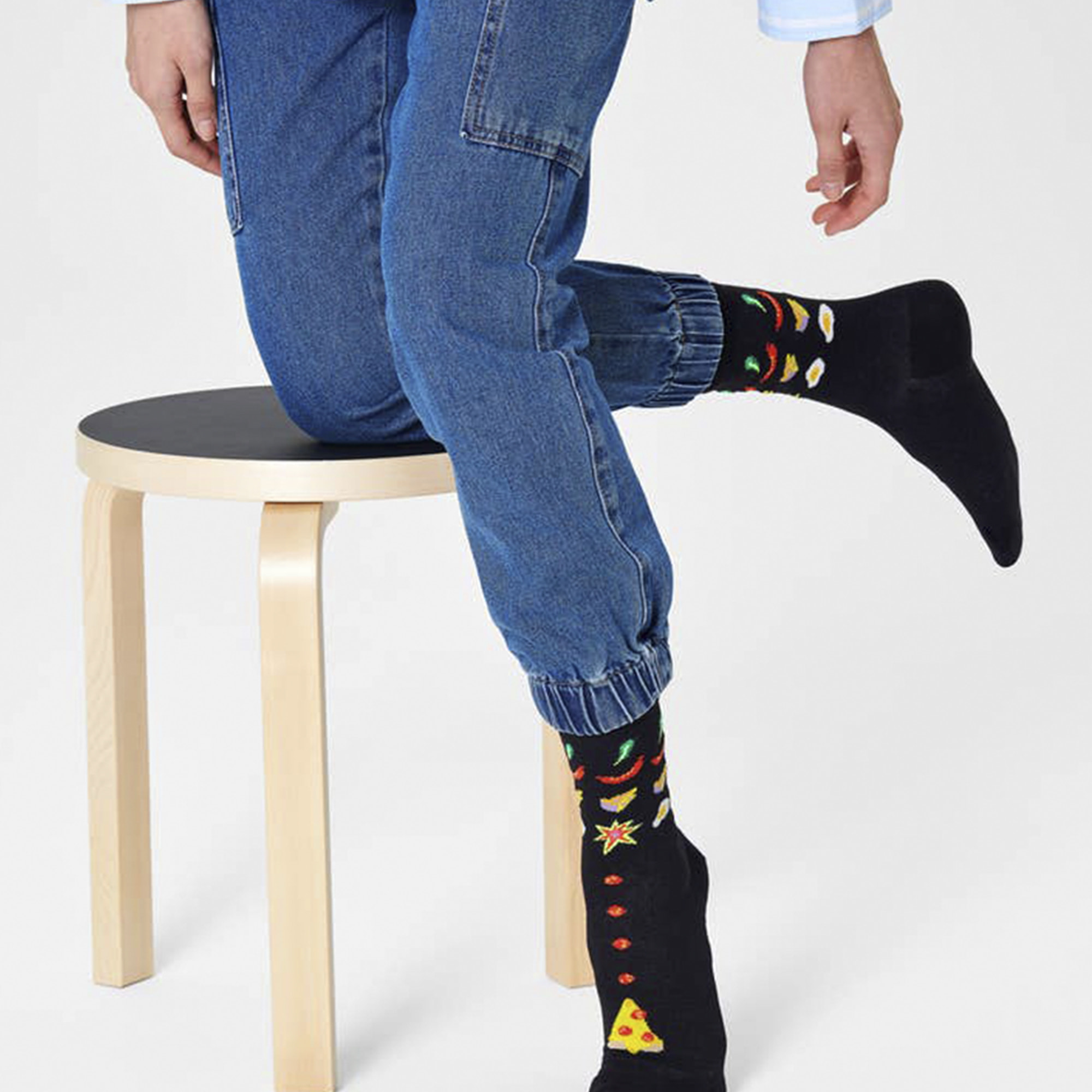 Calcetines pizza invaders sock