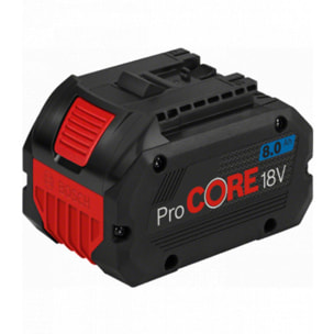 2 batteries PROCORE18V 8.0AH + chargeur GAL 18V-160 PROFESSIONAL - BOSCH - 1600A02T5P