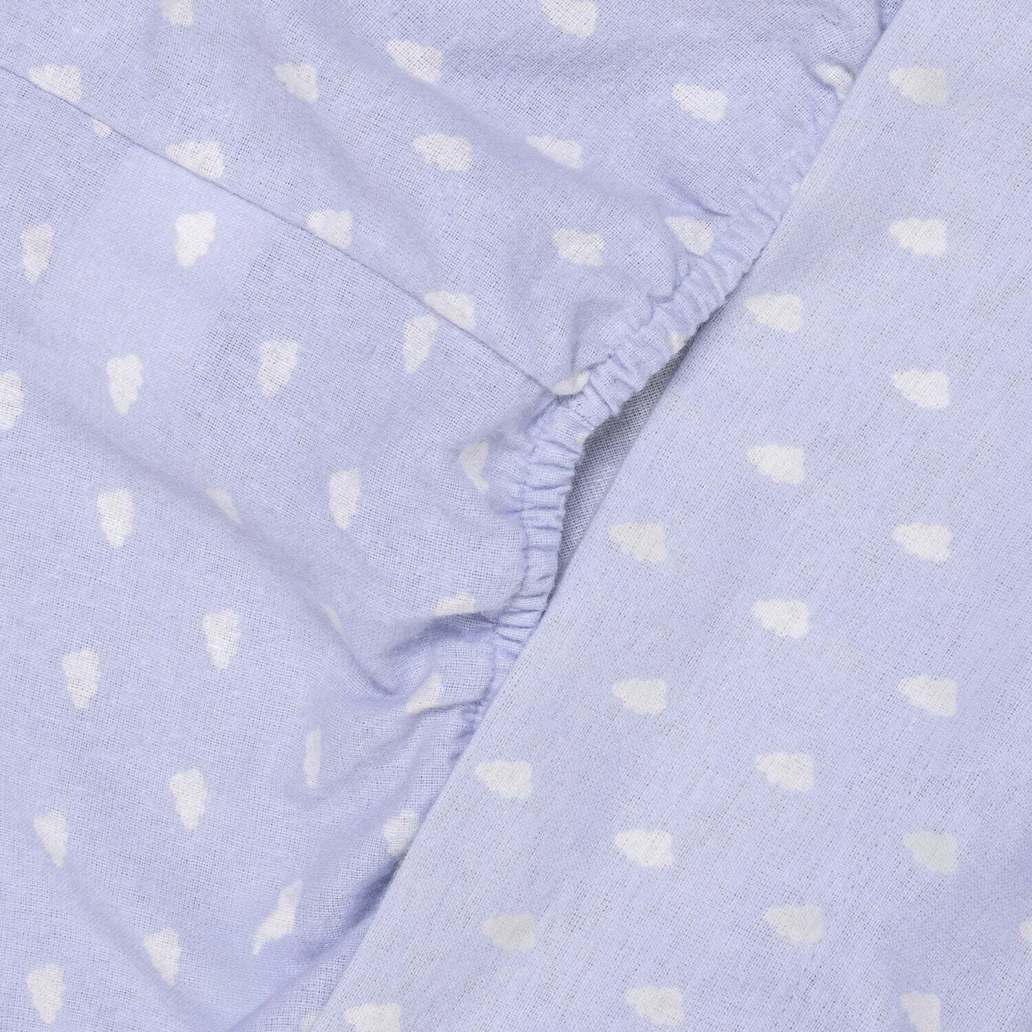 Juego de sábanas franela Nubecita celeste