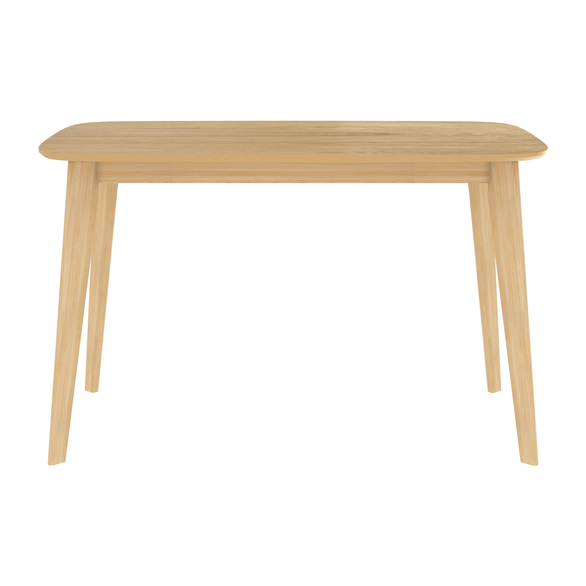 Table rectangulaire 4 personnes en bois clair 120 cm - Oman
