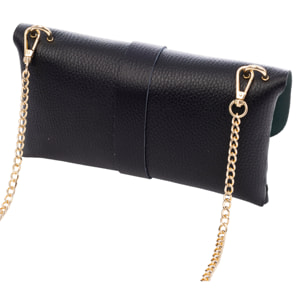 Bernezzo bolso de bandolera mujer. Piel auténtica acabado Dollaro.