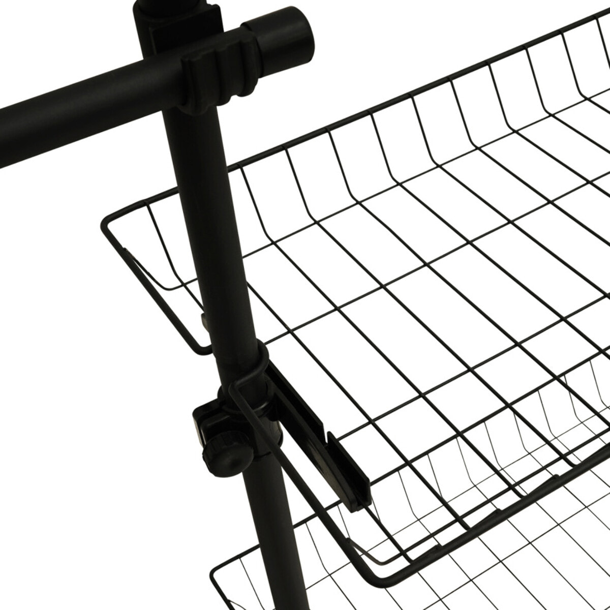 Penderie télescopique double avec rangements intégrés H278cm