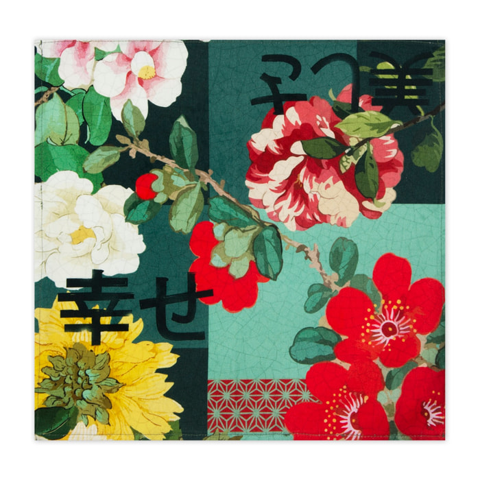 Set 6 Tovaglioli 40x40 Excelsa – Furisode, Cotone Multicolore