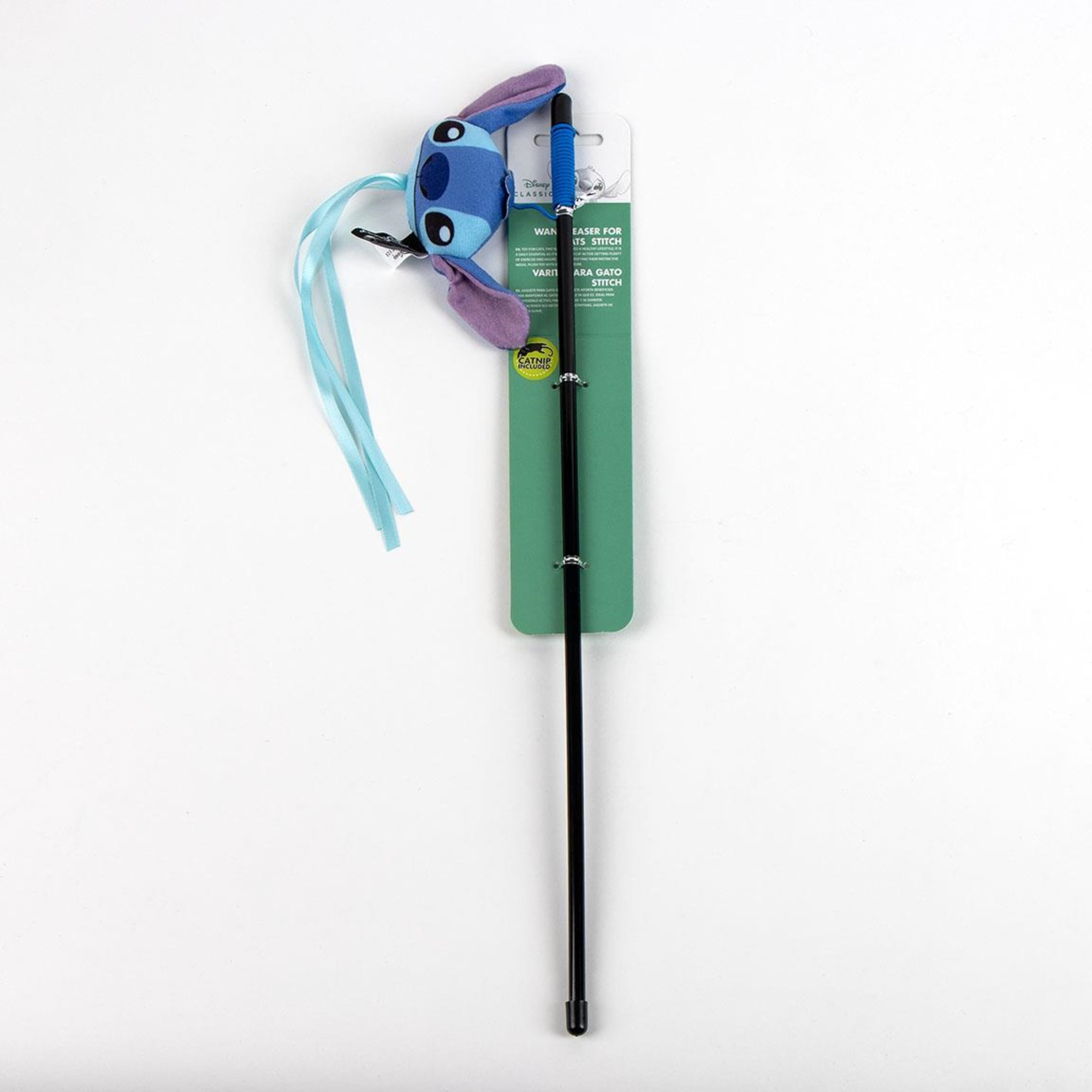 Juguete varita para gatos diseño stitch