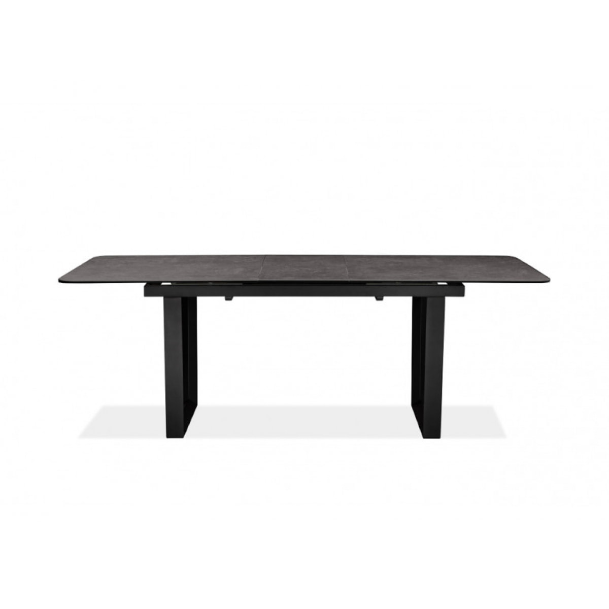 Table de repas extensible en céramique & métal 176/216 cm - ODESSA