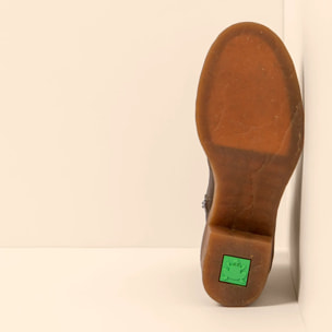 Botines con tacón N5668 MULTI LEATHER FOREST / TICINO color Forest