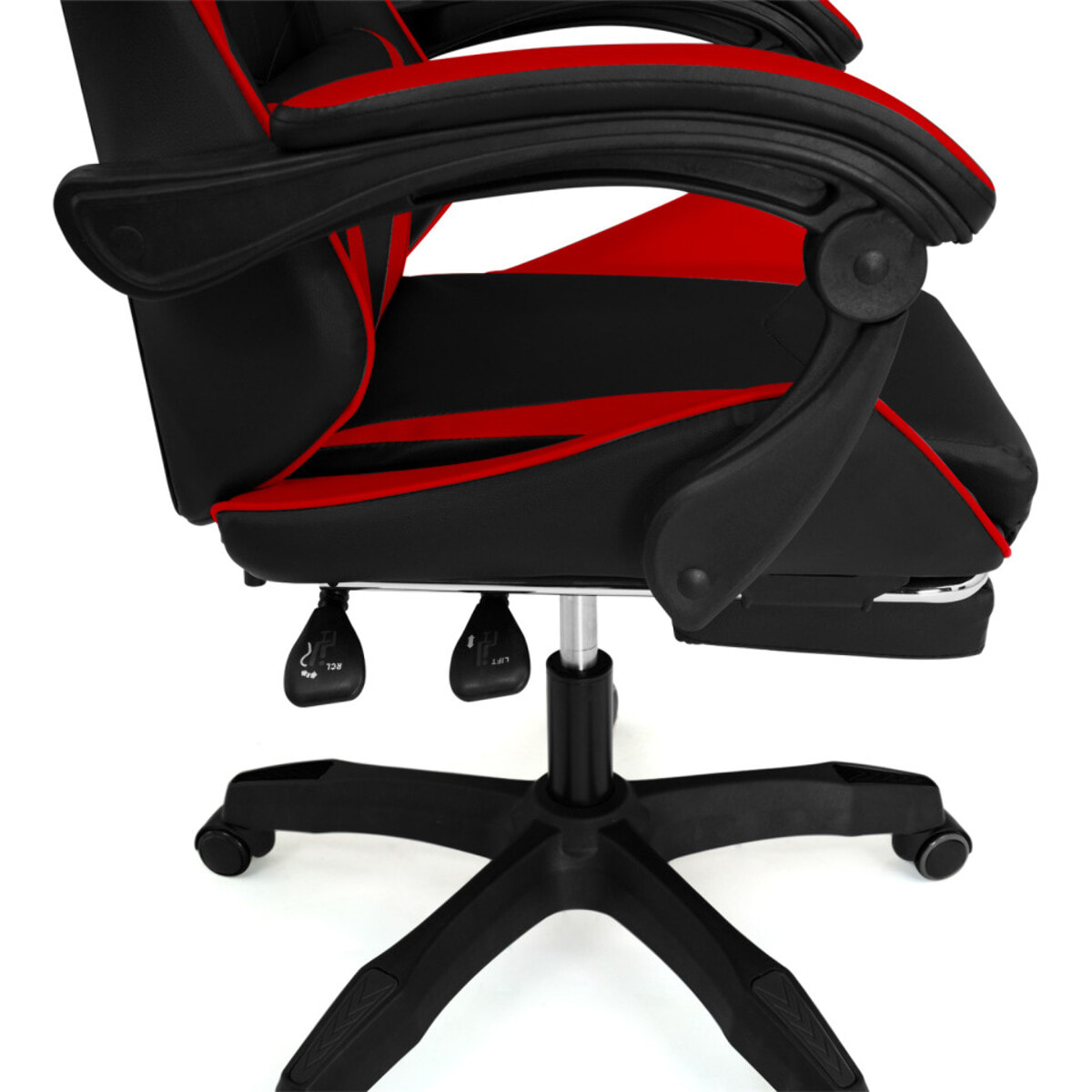 Fauteuil de bureau spécial gaming noir et rouge