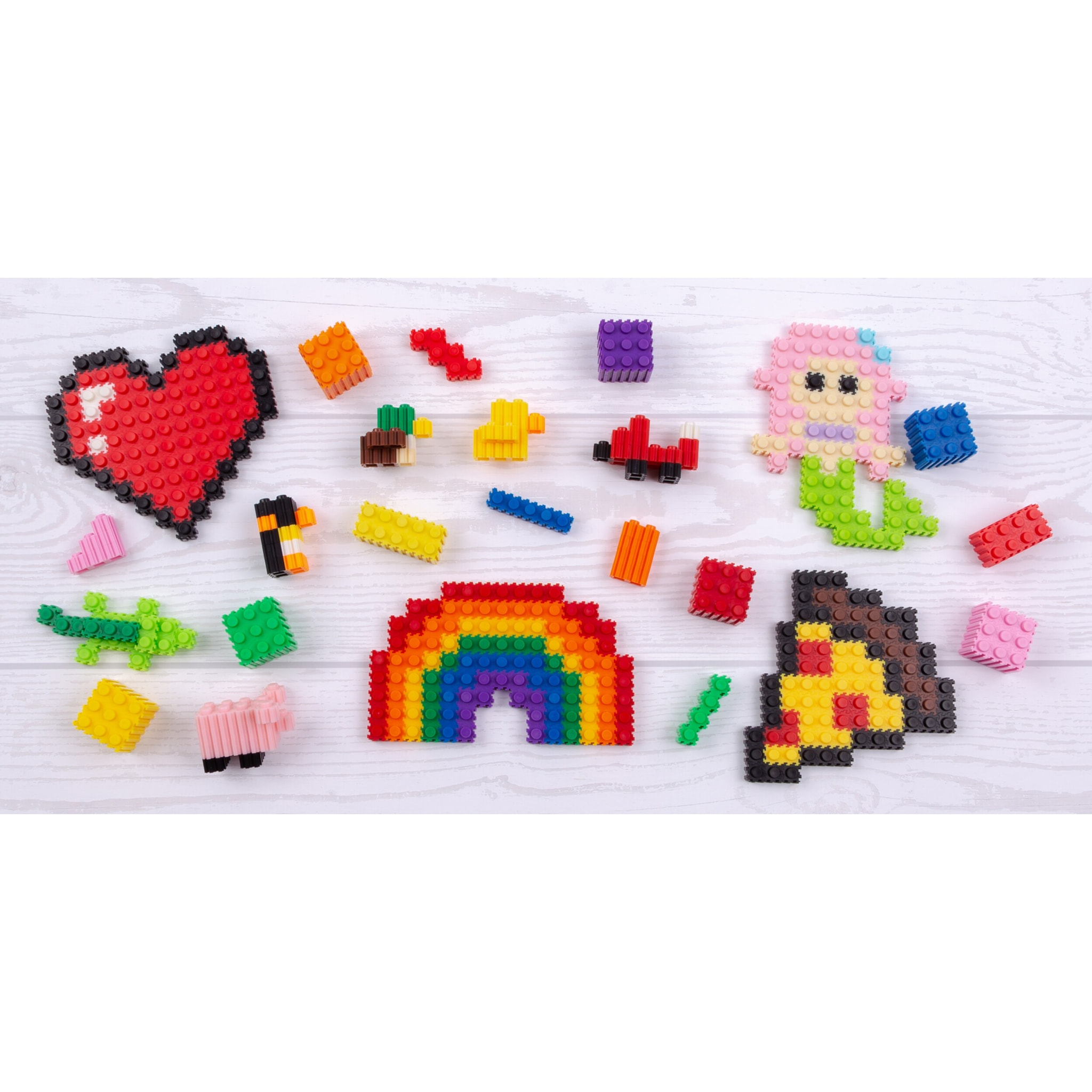PIX BRIX PIXEL ART SET 500 PIEZAS COLORES SURTIDOS GAMA MEDIA