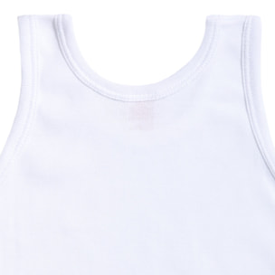 Camiseta Niño Tirante Canale 1X1 Blanco Talla 2