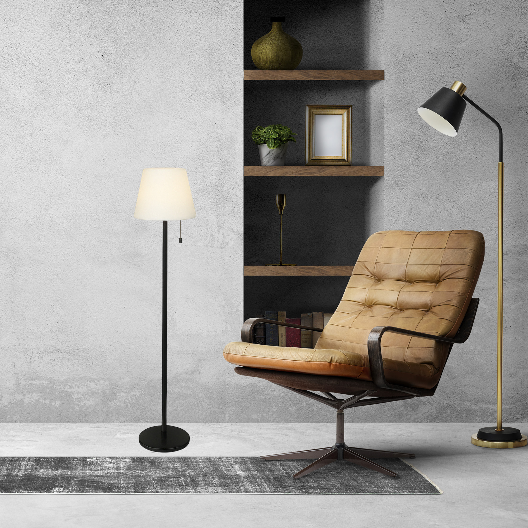 Well Home Lámpara de exterior Recargable con RGB y LED blanco cálido Ø16,5x106cm