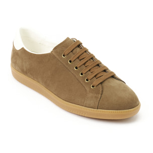 Sneaker British Passport Marrone