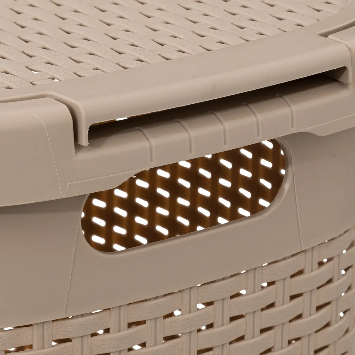 Corbeille Rattan 60L lin