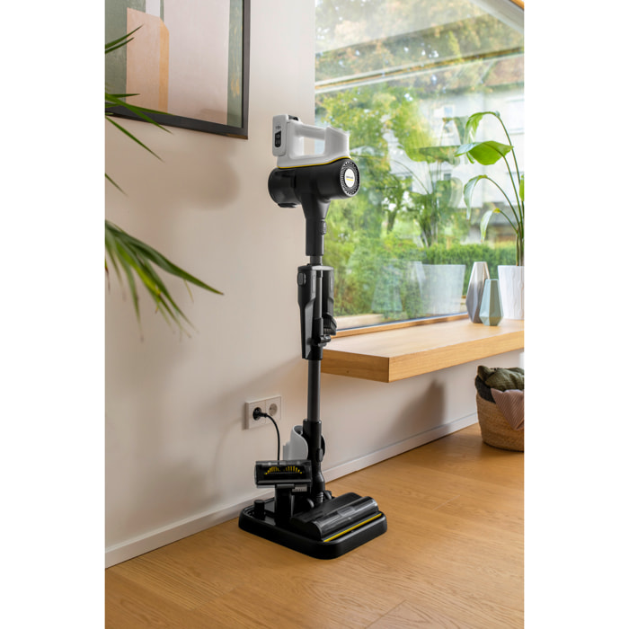 Aspirateur balai sans fil Kärcher VCS 5-28 Infinity Comfort-station sans perçage-HEPA - brosse anti emmelement - 60min