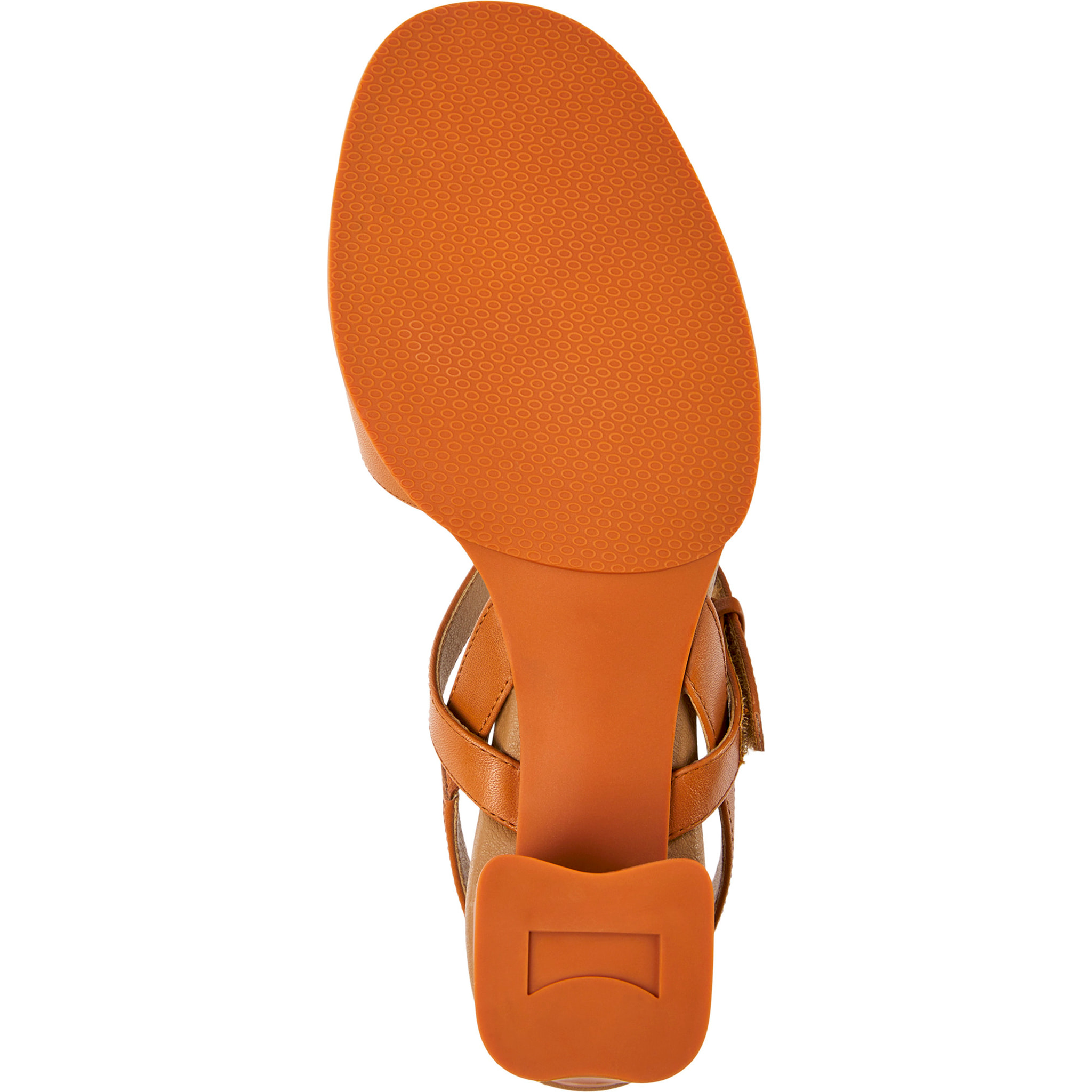 Sandalias - CAMPER Katie - Camel - Cuero/Tejido