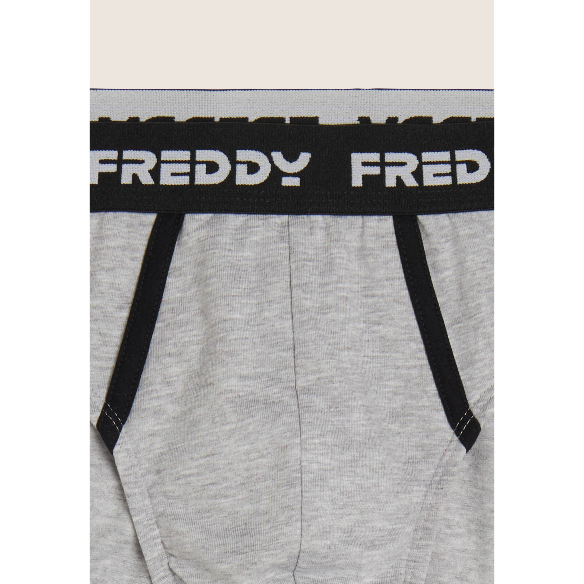 Slip Uomo con Elastico Jacquard e Logo FREDDY