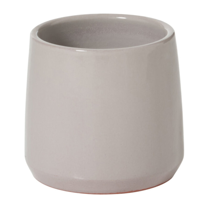 J-Line cache-pot Rond - céramique - gris - extra small - 2 pièces - Ø 15 cm