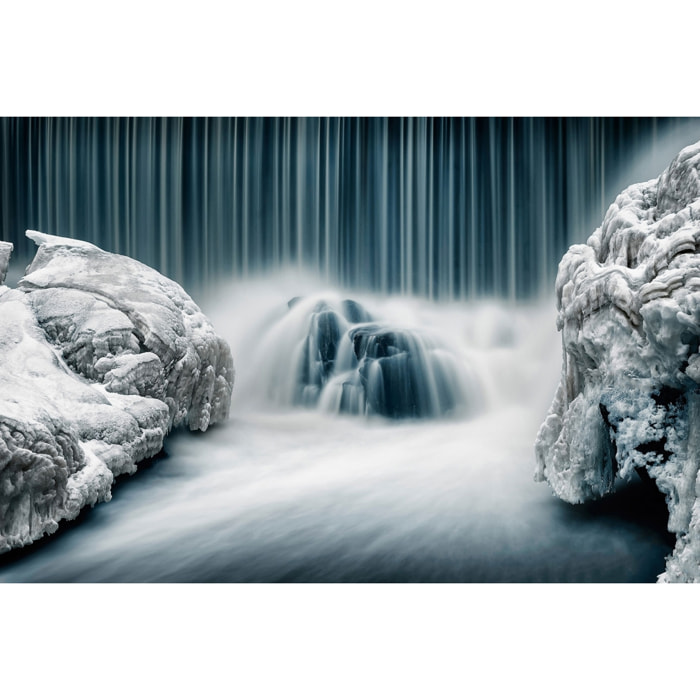 Tableau Cascade de glace Toile imprimée