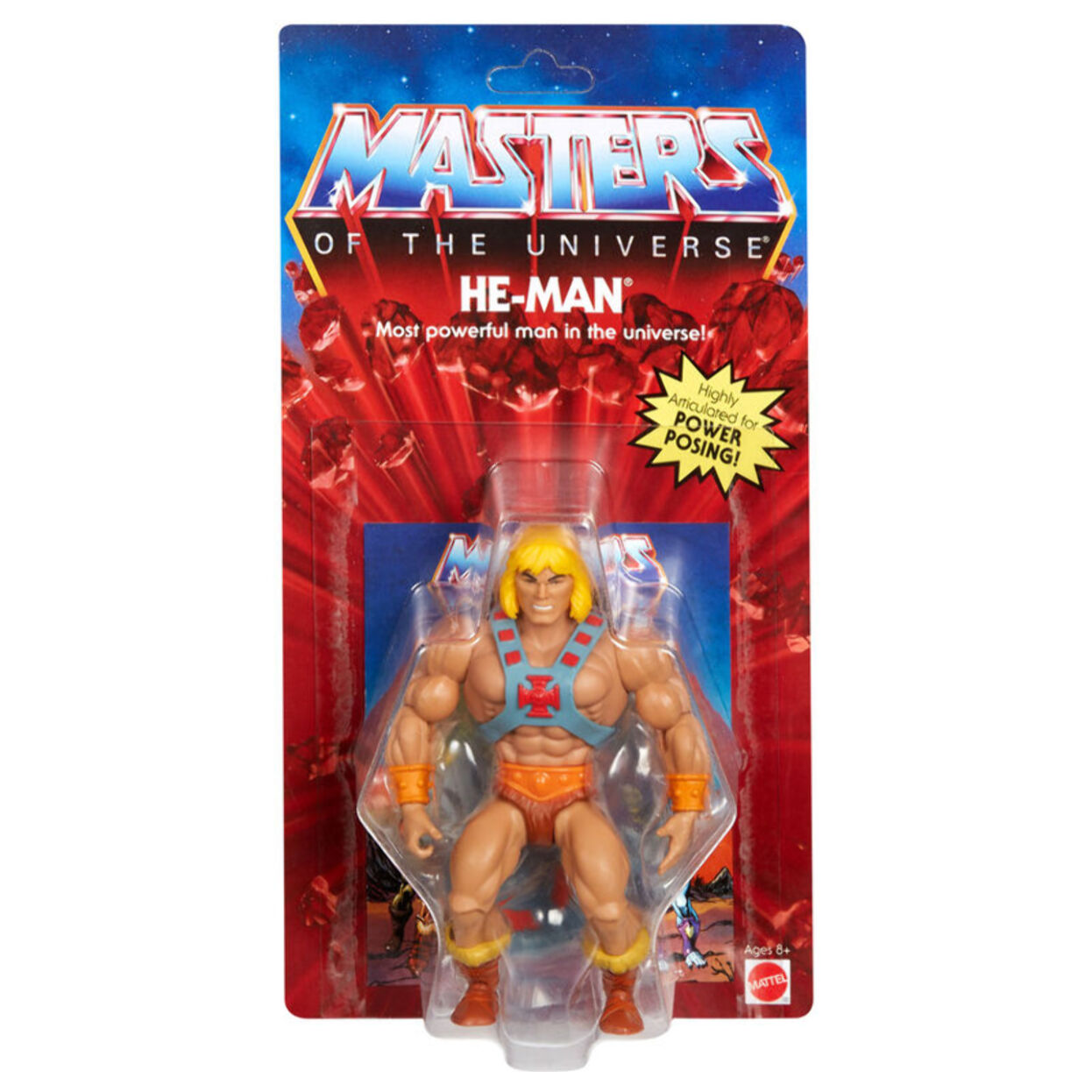 Masters Of The Universe Origins Action Figure in PVC He-Man 14cm Mattel