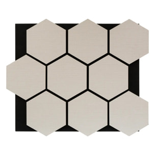 Panneau décoratif mural Clint beige lin 56x69cm