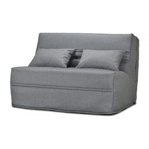 BZ banquette lit 140x200 cm avec housse et coussins - CACAO
