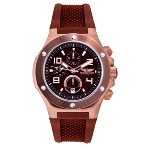 Reloj Bobroff BF1002M65 Hombre Analogico Cuarzo con Correa de Caucho