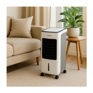 Niklas Iceberg - Ventilatore raffrescatore d'aria con telecomando, su ruote