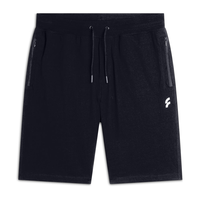 Pantalone Corto Regular Fit da Uomo in Felpa Interlock