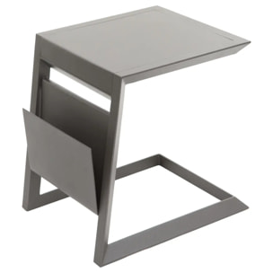 Table d'appoint Allure en aluminium époxy praline