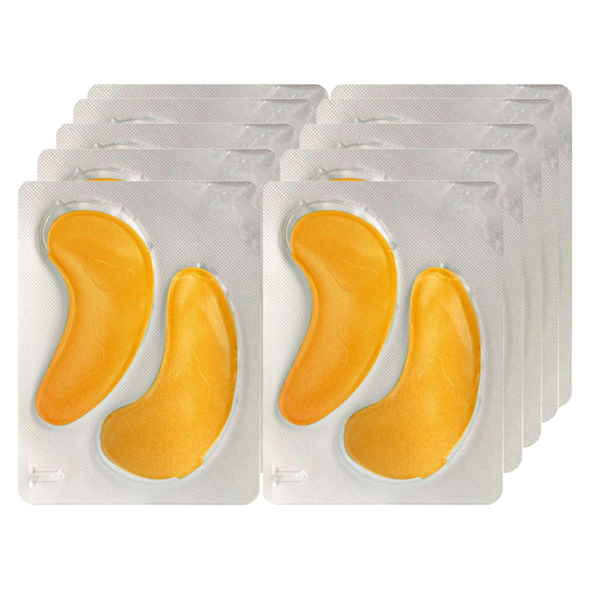 2 almohadillas hidratantes para ojos con oro de 24 quilates y antioxidantes