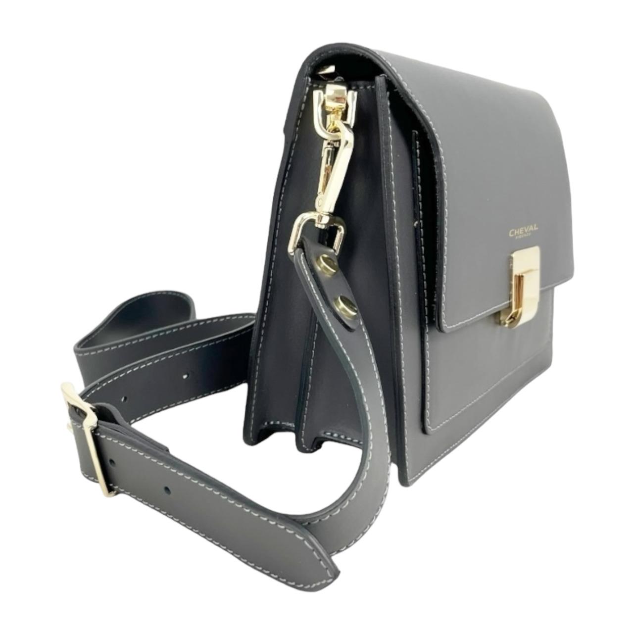 Borsa a tracolla Cheval Firenze Diana Grigio Scuro