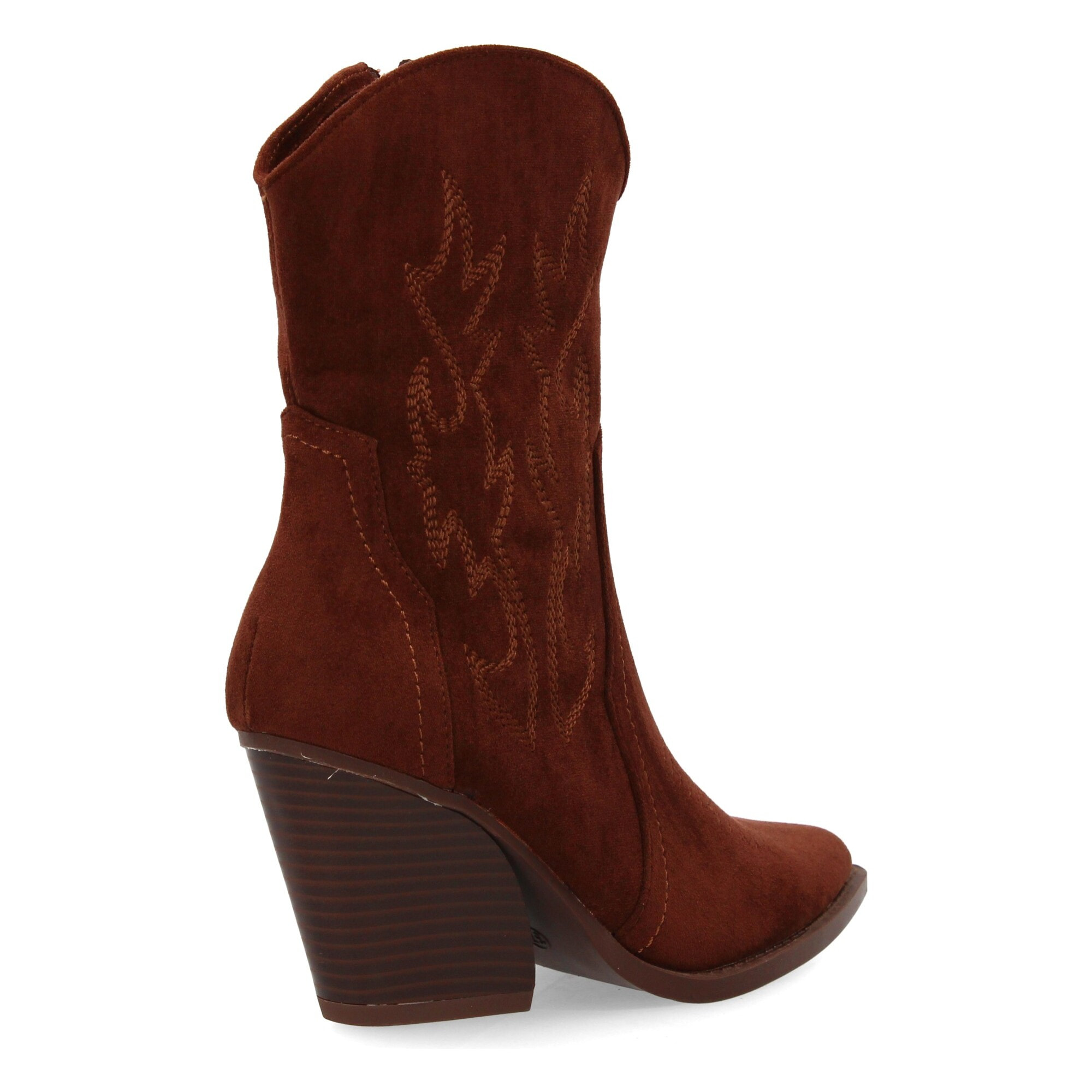 Botín cowboy mujer con bordados