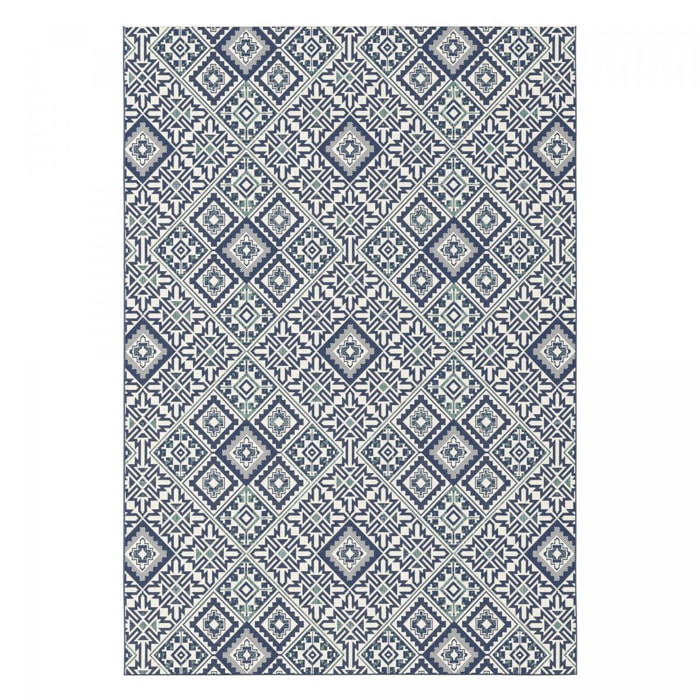Tapis extérieur tissé kilim rectangle GISO